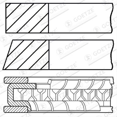 Imagine pentru produsul „SET SEGMENTI PISTON"