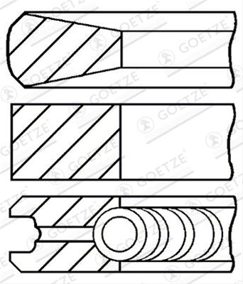 Imagine pentru produsul „SET SEGMENTI PISTON"