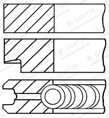SET SEGMENTI PISTON