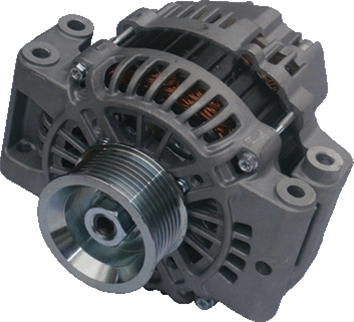 Imagine pentru produsul „ALTERNATOR 24V 100 AMP 70MM FULIE PWM REG."