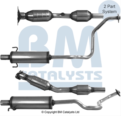 Imagine pentru produsul „CATALIZATOR BENZINA (EURO 4) PRIUS"