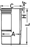 SET RAPARATII, PISTON/BUCSA CURSA CILINDRU