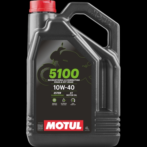 Imagine pentru produsul „ULEI MOTO 4T 5100 10W40 - 4L"
