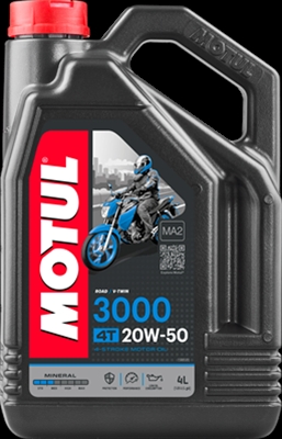 Imagine pentru produsul „ULEI MOTO 3000 20W50 4T 4L"