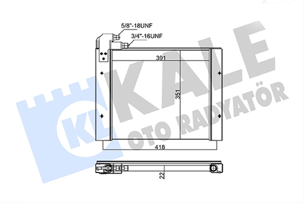 Imagine pentru produsul „RADIATOR AC AGR KALE"