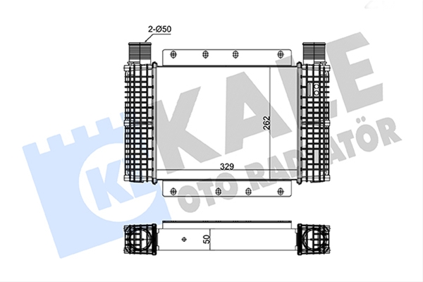 Imagine pentru produsul „RADIATOR MOTOR AGR KALE"