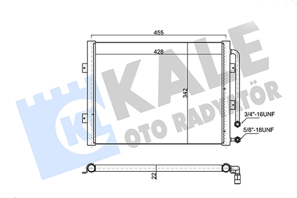 Imagine pentru produsul „RADIATOR AC AGR KALE"