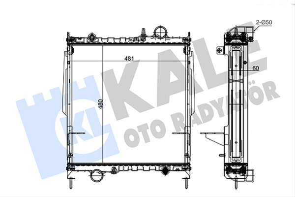Imagine pentru produsul „RADIATOR MOTOR AGR KALE"