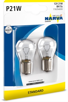 Imagine pentru produsul „BLISTER 2 BECURI 12V21W P21W"