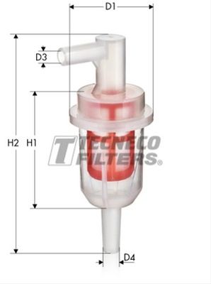Imagine pentru produsul „FILTRU COMBUSTIBIL - TECNECO"