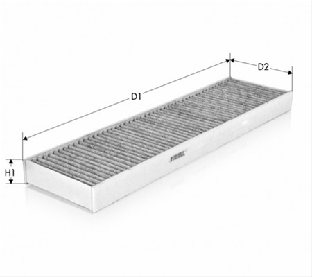 Imagine pentru produsul „FILTRU AER CABINA CARBON ACTIV - TECNECO"