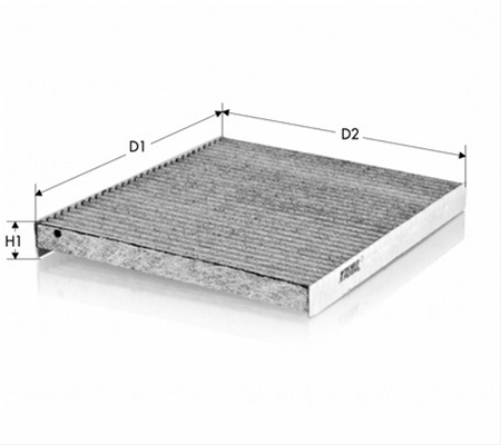 Imagine pentru produsul „FILTRU AER CABINA CARBON ACTIV - TECNECO"