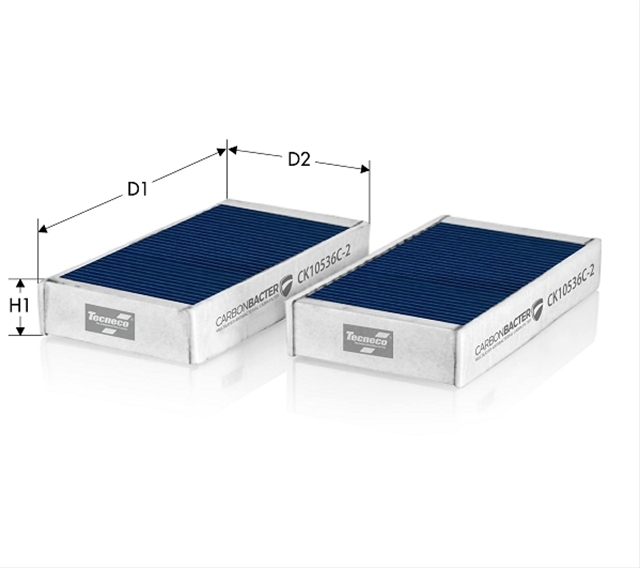 Imagine pentru produsul „SET FILTRU AER CABINA CARBON ACTIV - TECNECO"