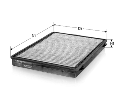FILTRU AER CABINA CARBON ACTIV - TECNECO - CSNBB