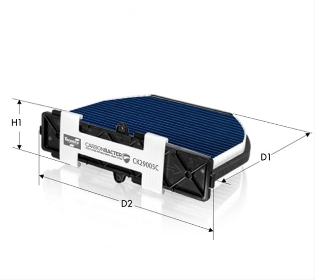 FILTRU AER CABINA CARBON ACTIV - TECNECO