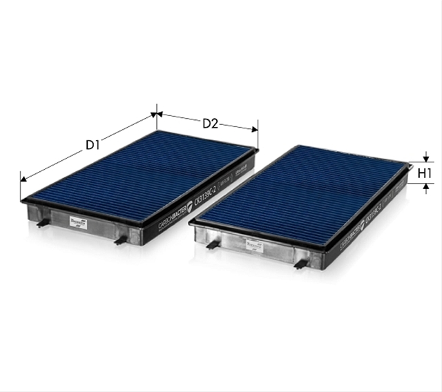 Imagine pentru produsul „SET FILTRU AER CABINA CARBON ACTIV - TECNECO"