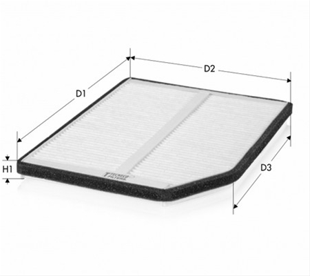 FILTRU AER CABINA - TECNECO - CSNBB
