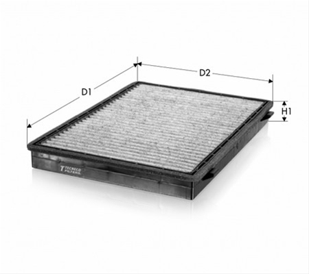 Imagine pentru produsul „FILTRU AER CABINA CARBON ACTIV - TECNECO"