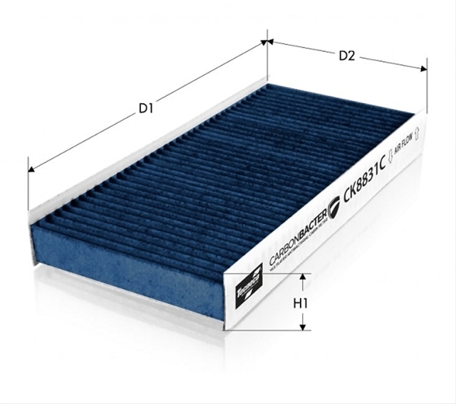 FILTRU AER CABINA CARBON ACTIV - TECNECO