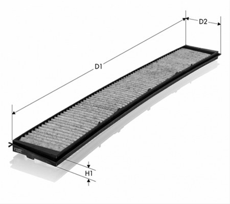 FILTRU AER CABINA CARBON ACTIV - TECNECO