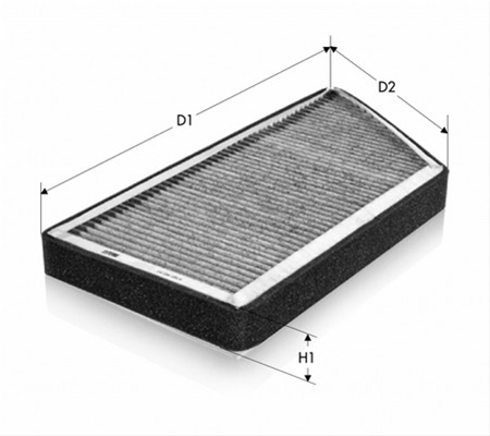 FILTRU AER CABINA CARBON ACTIV - TECNECO