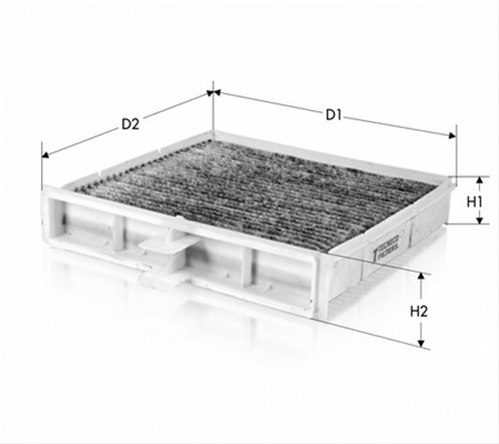 Imagine pentru produsul „FILTRU AER CABINA CARBON ACTIV - TECNECO"