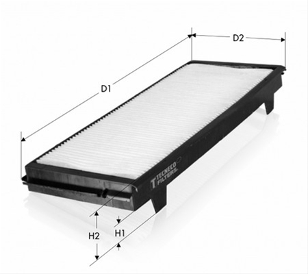 Imagine pentru produsul „FILTRU AER CABINA - TECNECO"