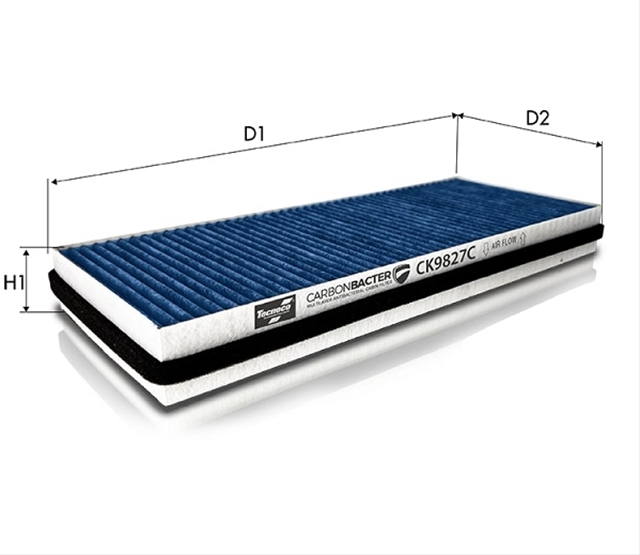 FILTRU AER CABINA CARBON ACTIV - TECNECO