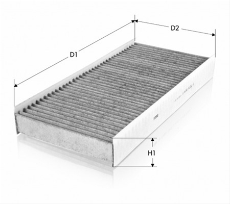 FILTRU AER CABINA CARBON ACTIV - TECNECO