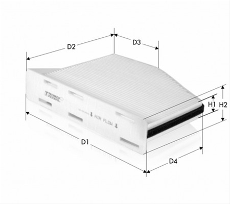 FILTRU AER CABINA - TECNECO