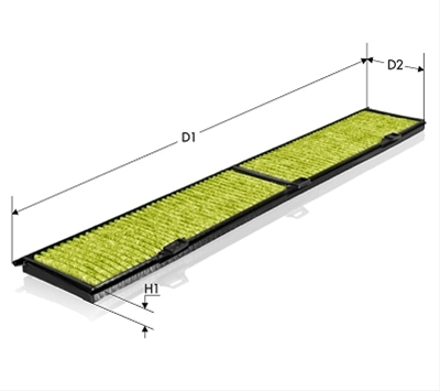 FILTRU AER CABINA - TECNECO