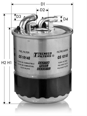 Imagine pentru produsul „FILTRU COMBUSTIBIL - TECNECO"