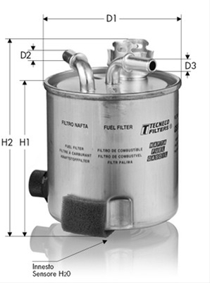 FILTRU COMBUSTIBIL - TECNECO
