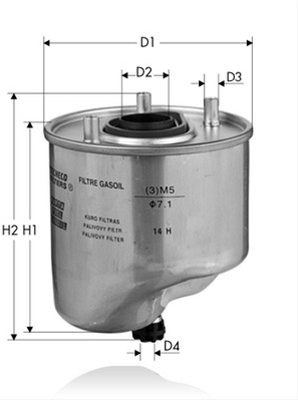 FILTRU COMBUSTIBIL - TECNECO