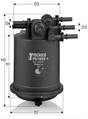 Imagine pentru produsul „FILTRU COMBUSTIBIL - TECNECO"