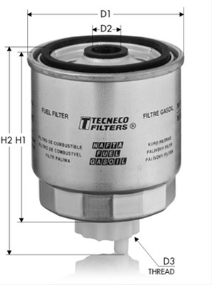 FILTRU COMBUSTIBIL - TECNECO - CSNBB