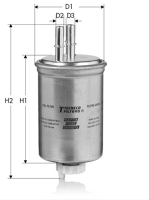Imagine pentru produsul „FILTRU COMBUSTIBIL - TECNECO"