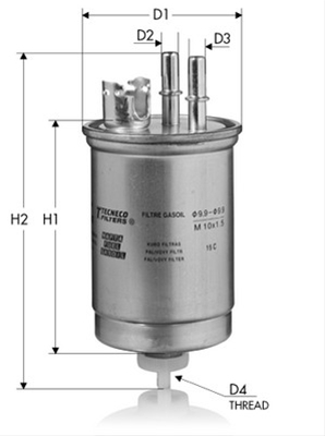 FILTRU COMBUSTIBIL - TECNECO