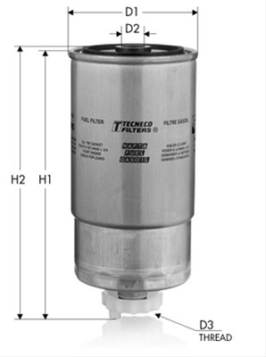 Imagine pentru produsul „FILTRU COMBUSTIBIL - TECNECO - CSNBB"