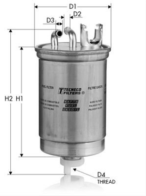 Imagine pentru produsul „FILTRU COMBUSTIBIL - TECNECO"