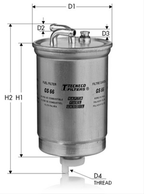 FILTRU COMBUSTIBIL - TECNECO