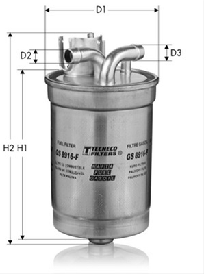 Imagine pentru produsul „FILTRU COMBUSTIBIL - TECNECO"