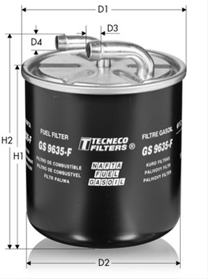 Imagine pentru produsul „FILTRU COMBUSTIBIL - TECNECO"