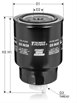 Imagine pentru produsul „FILTRU COMBUSTIBIL - TECNECO"