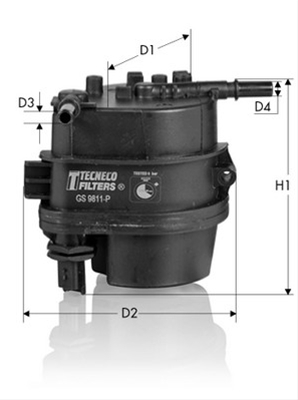 Imagine pentru produsul „FILTRU COMBUSTIBIL - TECNECO"