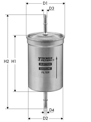 Imagine pentru produsul „FILTRU COMBUSTIBIL - TECNECO"