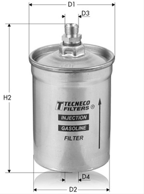 FILTRU COMBUSTIBIL - TECNECO - CSNBB