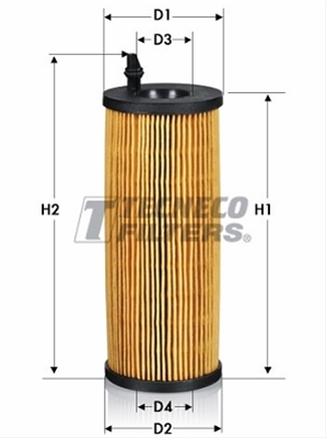 Imagine pentru produsul „FILTRU ULEI - TECNECO"