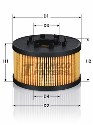 Imagine pentru produsul „FILTRU ULEI - TECNECO"