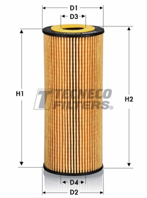 Imagine pentru produsul „FILTRU ULEI - TECNECO"